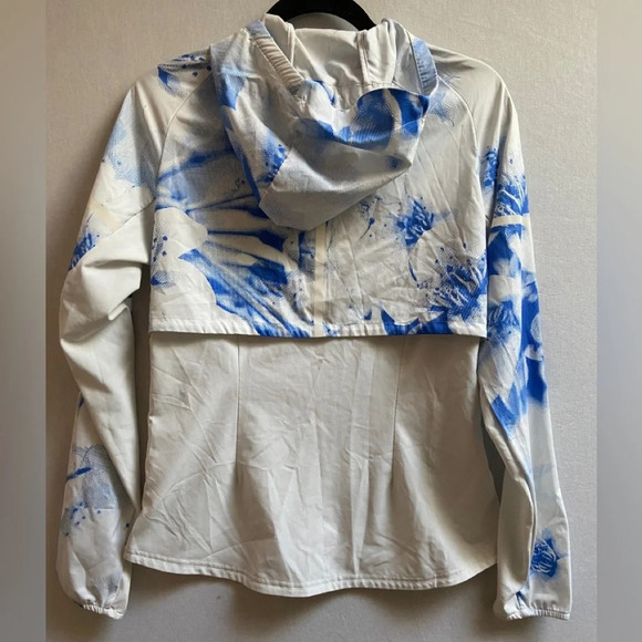 ADIDAS Ultra Graphic Hooded Lightweight Running Jacket Sz S - Picture 2 of 13